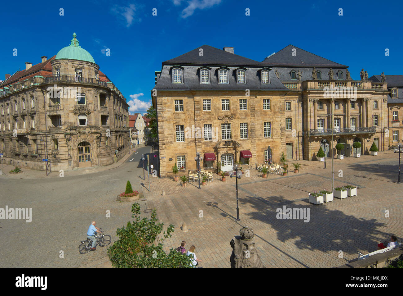 Bayreuth, Oper, Opera del Markgraf, Oper Street, Opernstrasse, Oberfranken, Franken, Bayern, Deutschland Stockfoto