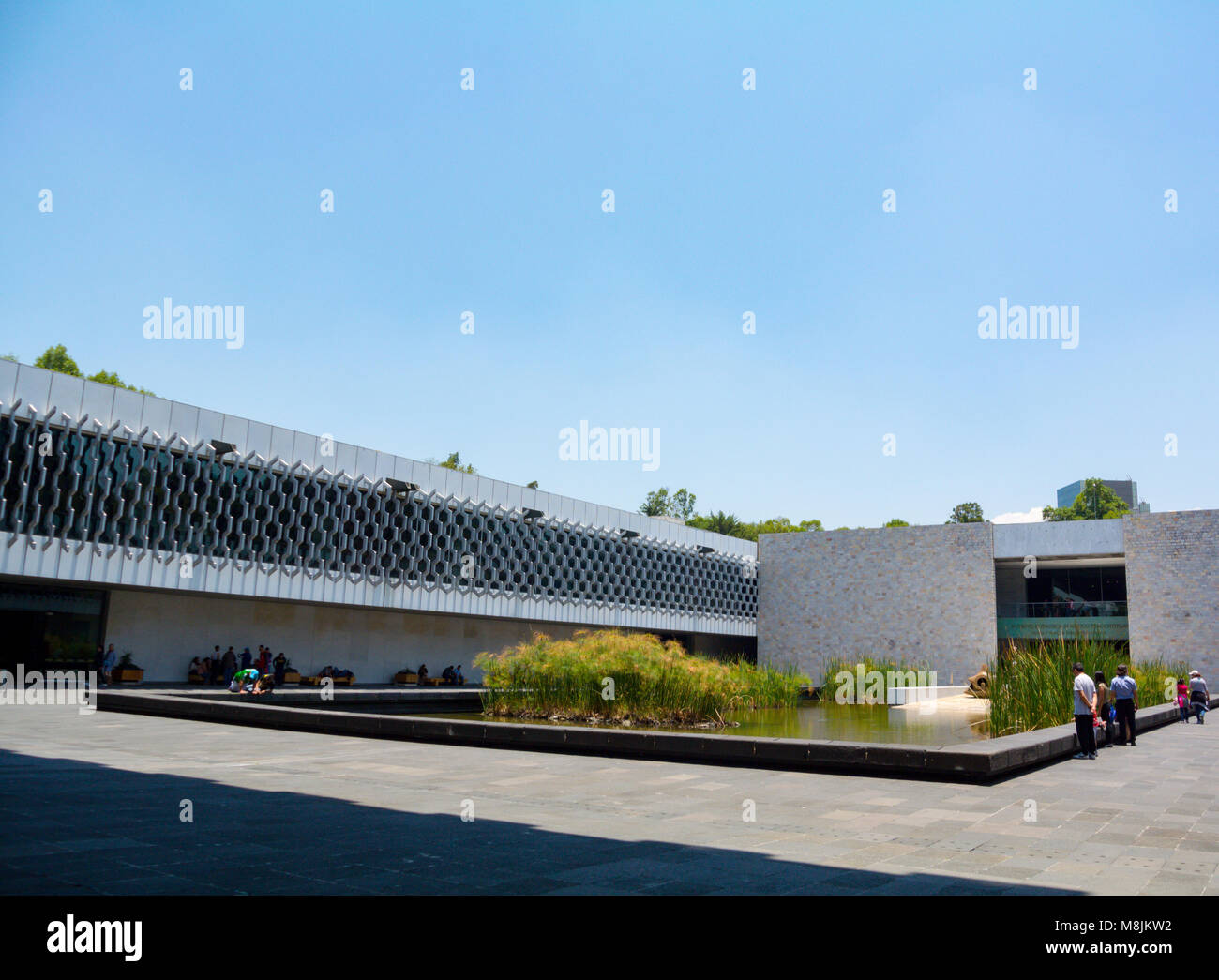 Museo Nacional de Antropologia Mexiko City Mexiko Stockfoto