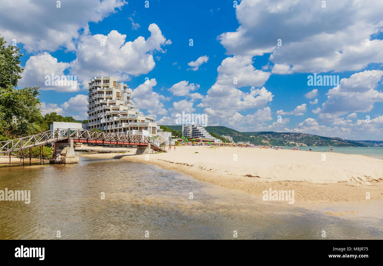 Bulgarien, Schwarzes Meer, Seebad Albena Hotel Gergana Stockfoto