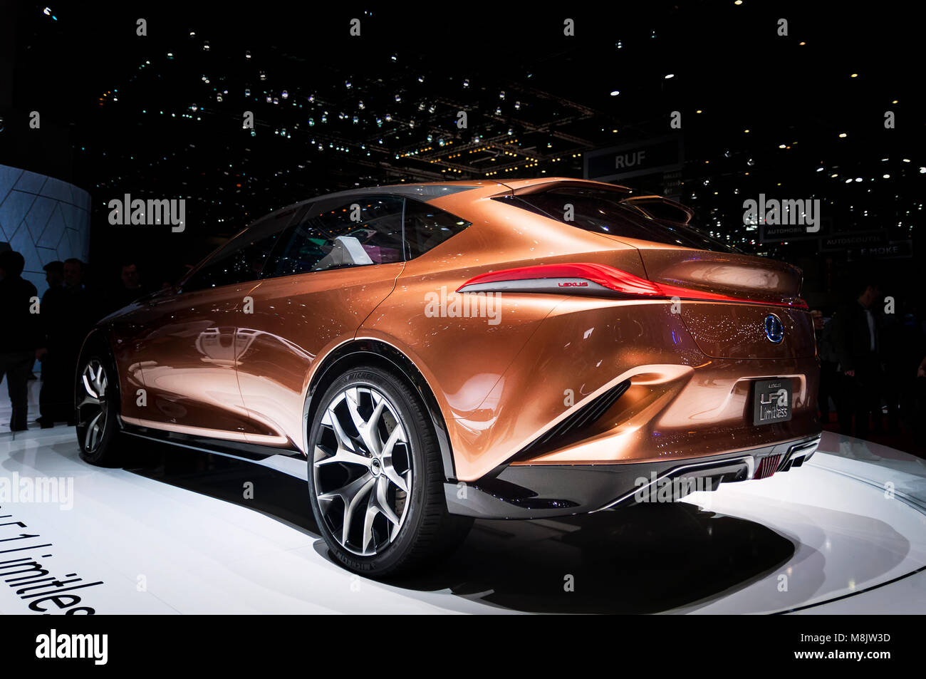 Genf, Schweiz - 17 März 2018: Lexus LF 1 grenzenlose Superfast Sport Auto auf dem 88. Internationalen Genfer Motorshow präsentiert. Stockfoto