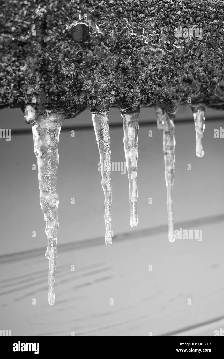 Eiszapfen Stockfoto