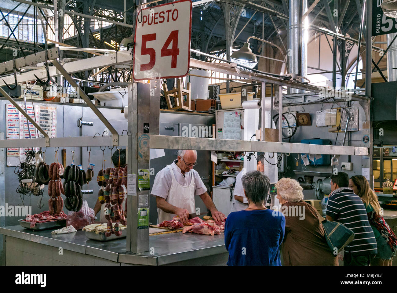 San Telmo Markt. Buenos Aires, Argentinien Stockfoto