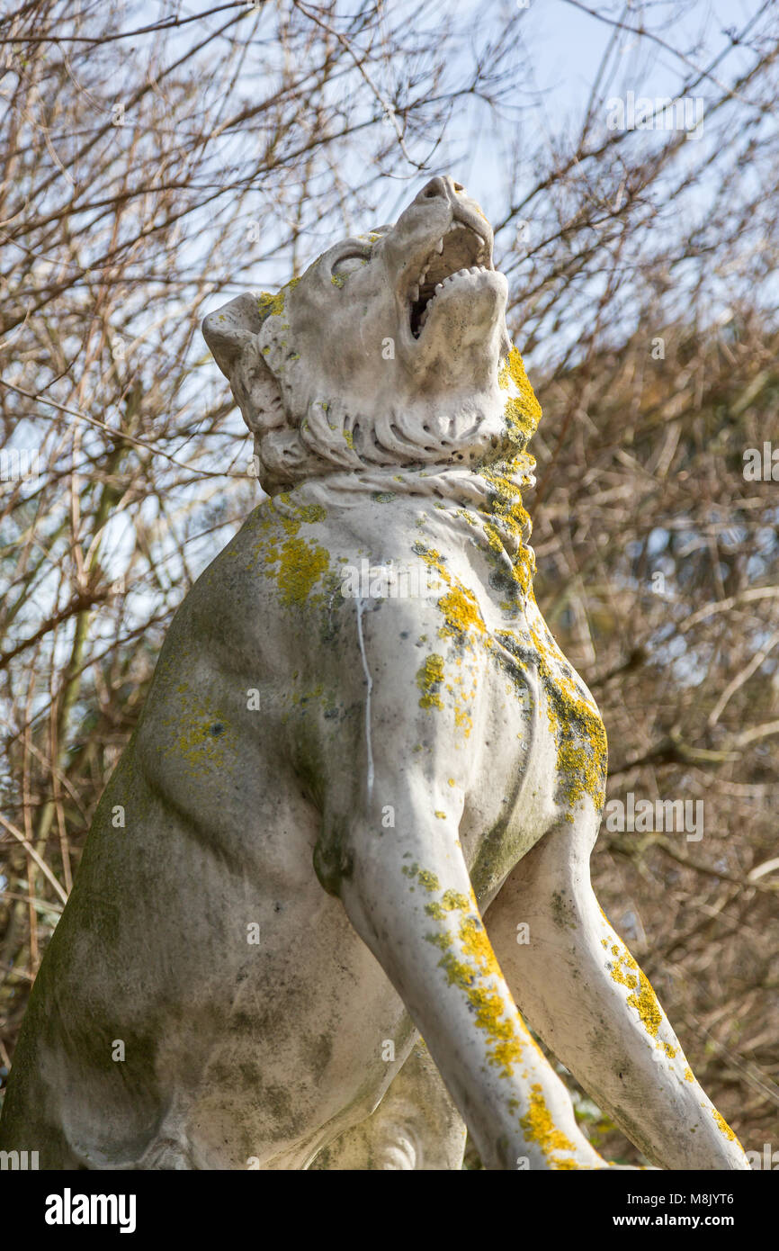 Jennings Hund, aka Der duncombe Hund aka Der Hund von Alcibiades, Victoria Park, Hackney, London, UK Stockfoto