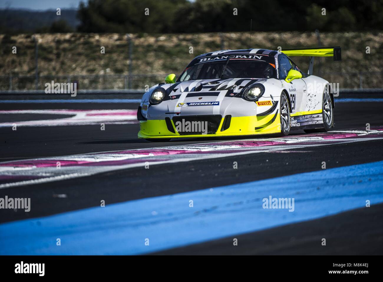 BLANCPAIN ENDURANCE SERIES TEST TAG 2018 Circuit Paul Ricard Stockfoto