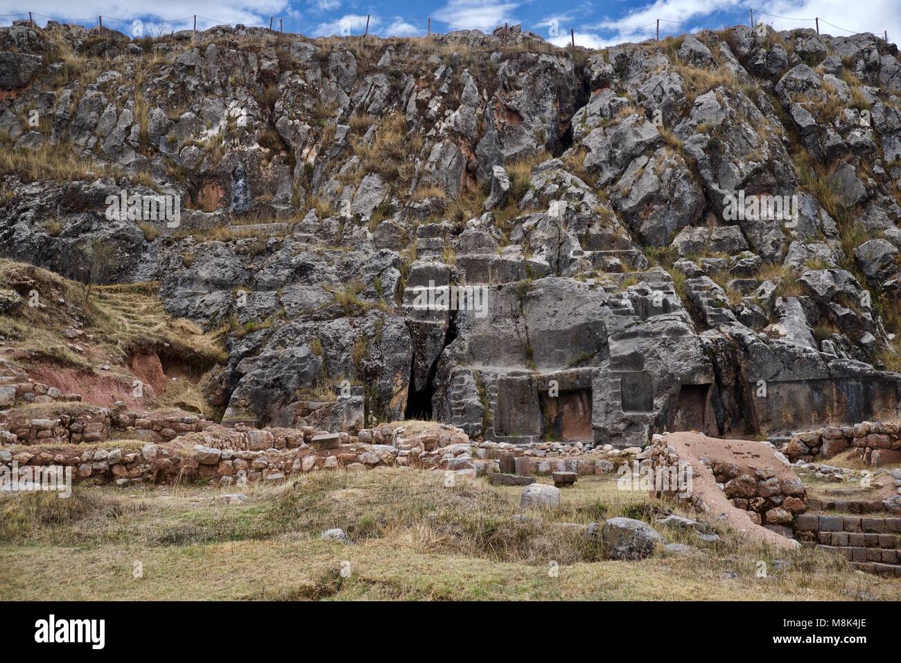 Tempel der Mond über Cusco, Peru Stockfoto