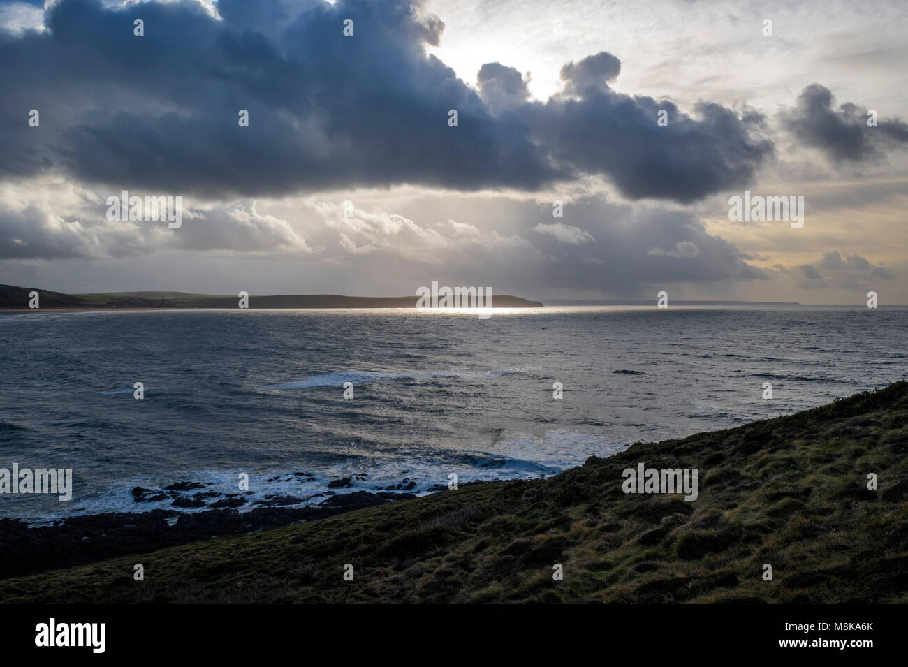Große britische Landschaften - North Devon Küste (Baggy Point und Barnstaple Bay) Stockfoto