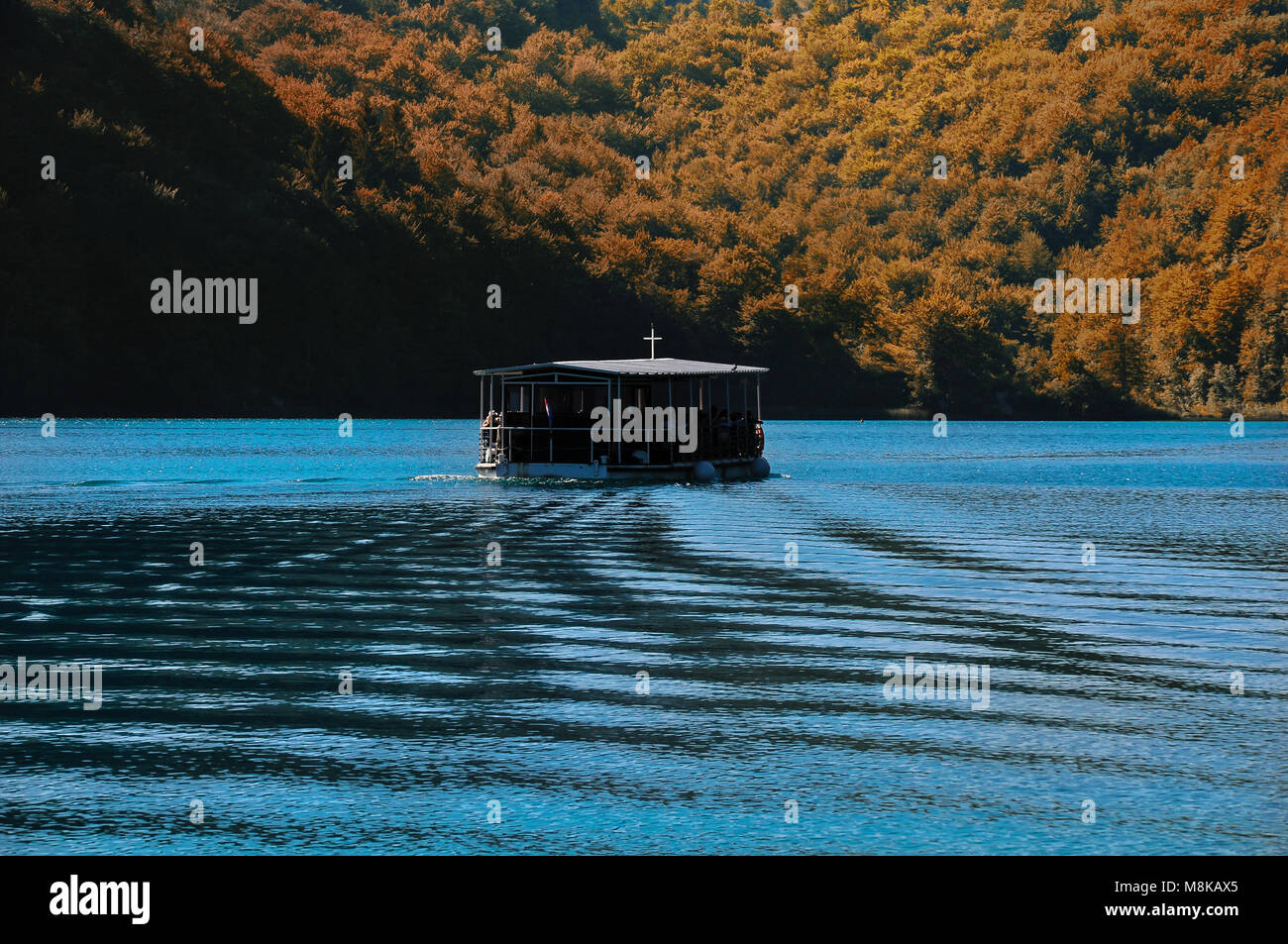 Wasserfälle im Nationalpark Plitvicer Seen, Kroatien Stockfoto