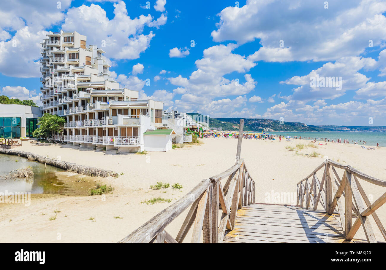 Bulgarien, Schwarzes Meer, Seebad Albena Hotel Gergana Stockfoto
