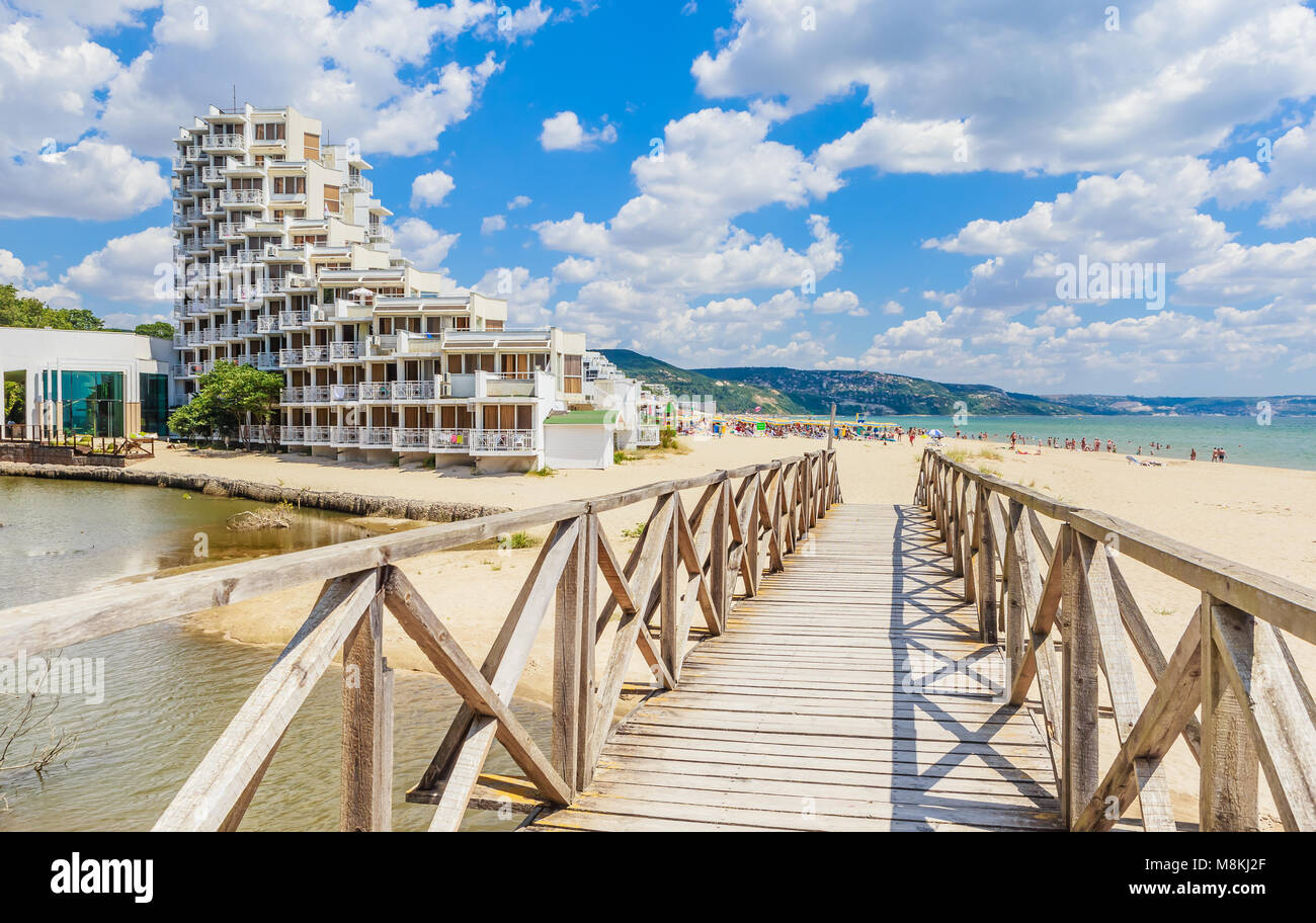 Bulgarien, Schwarzes Meer, Seebad Albena Hotel Gergana Stockfoto