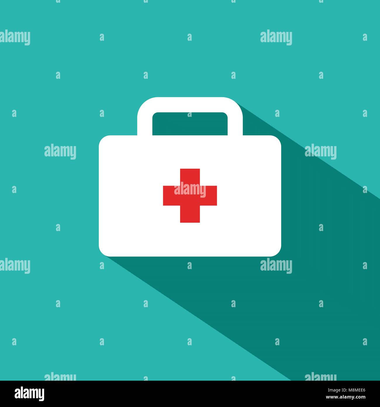 First Aid Kit medical Symbol Vektor Stock Vektor