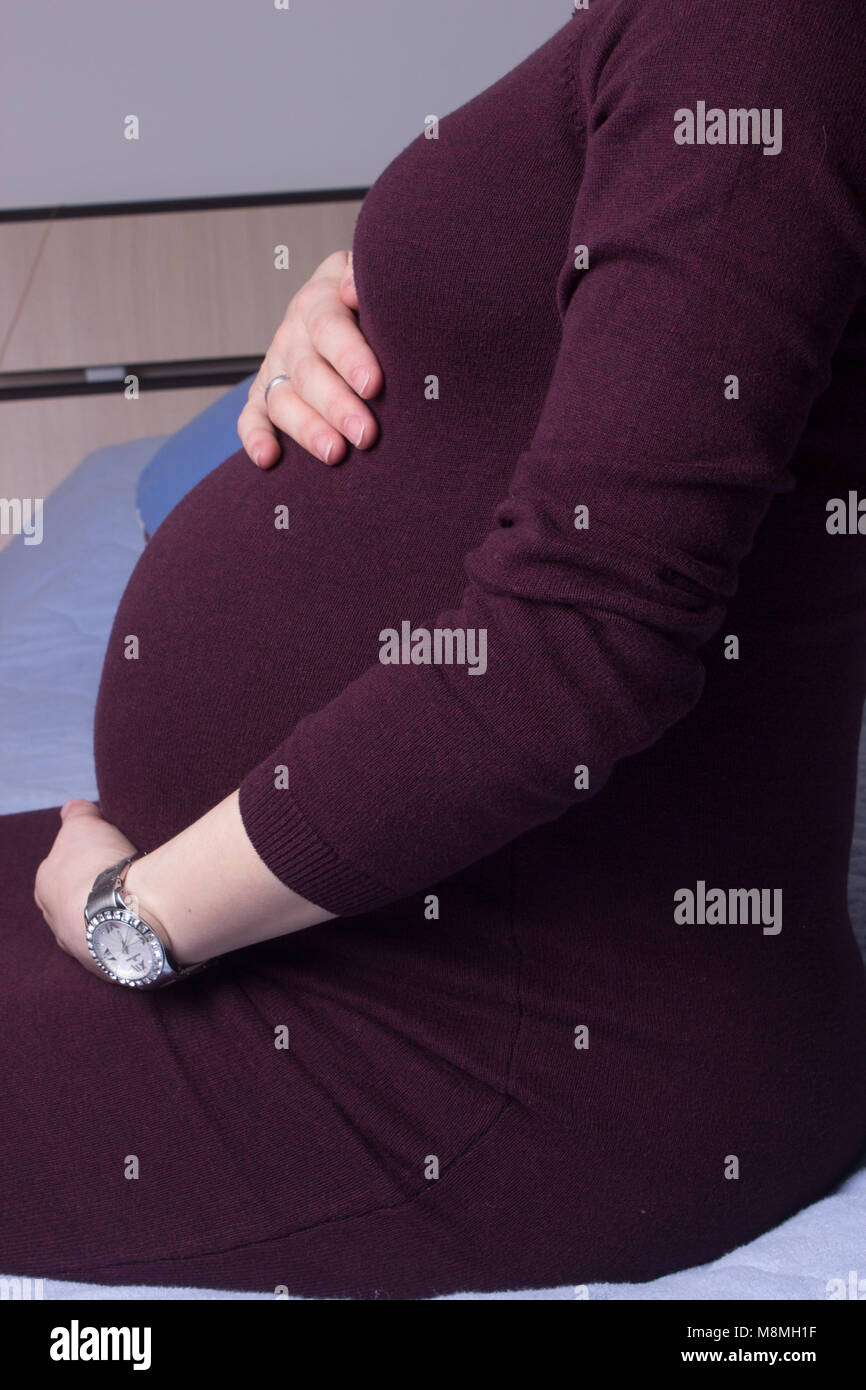 Baby Mutterschaft warten Stockfoto