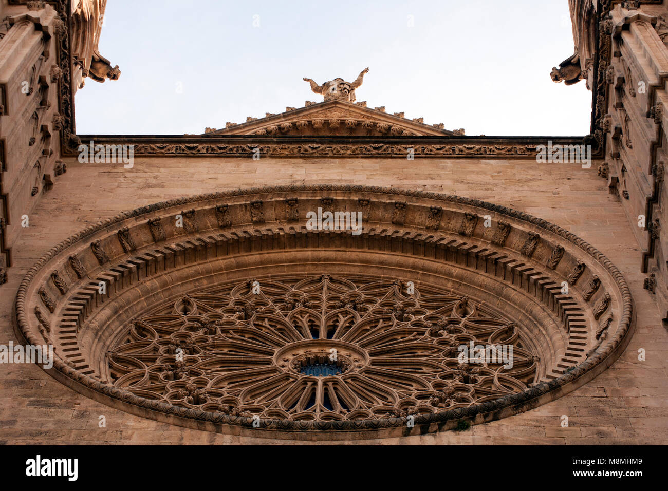 Detail die Kathedrale von Palma Stockfoto