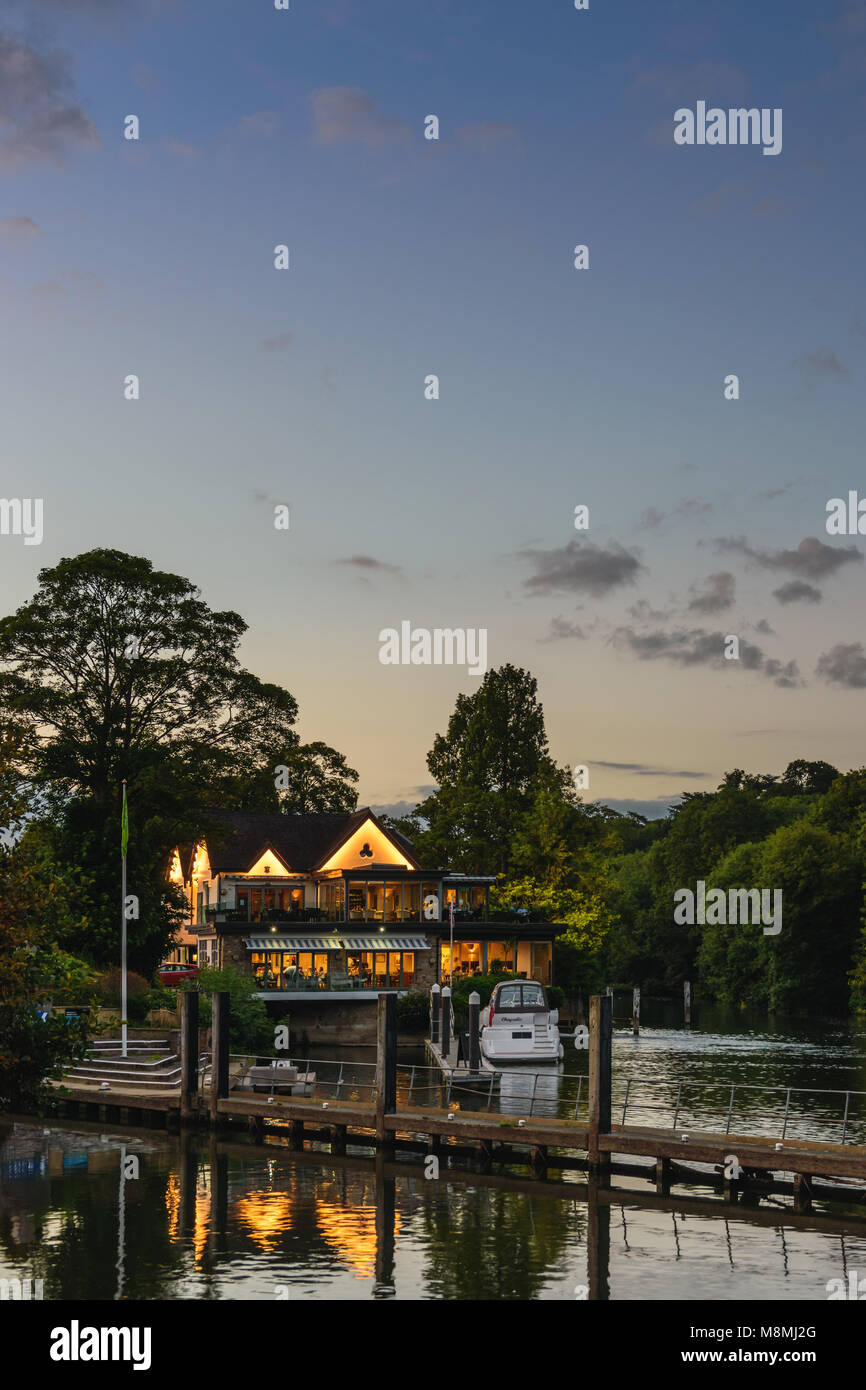 Das Restaurant im boulters Lock, 70563 Stockfoto