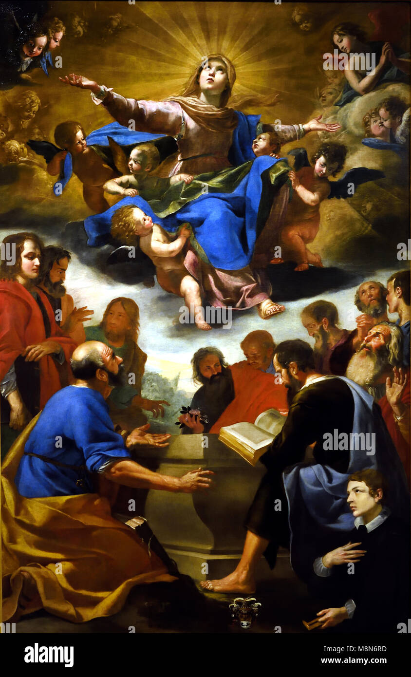 Die Annahme 1625/1627 siebzehnten Jahrhundert von Jacques Stella, 1596 - 1657, Frankreich, Französisch, Stockfoto