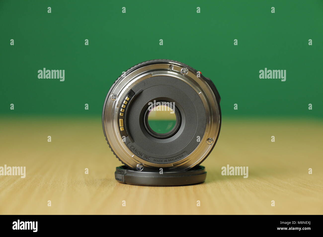 Die 40 mm Canon Objektiv Blende Stockfoto