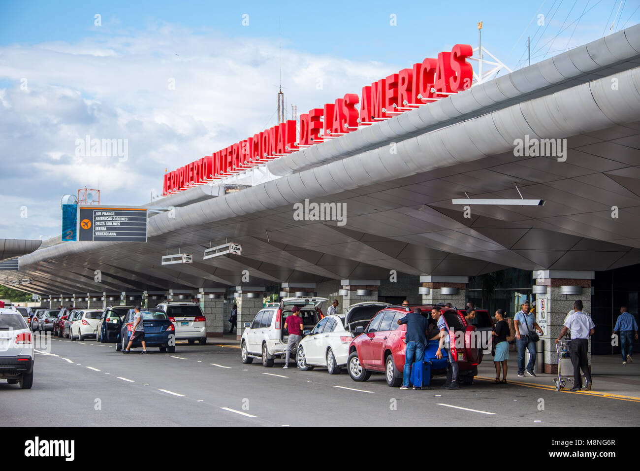 SDQ, Aeropuerto Las Américas, Flughafen Las Americas, Santo Domingo, Domnican Republik Stockfoto