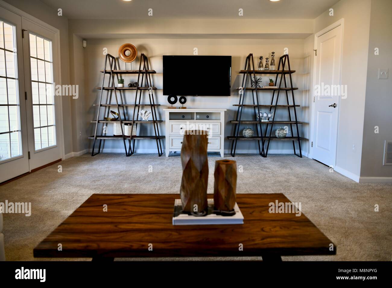 Modernes Wohnzimmer Stockfoto