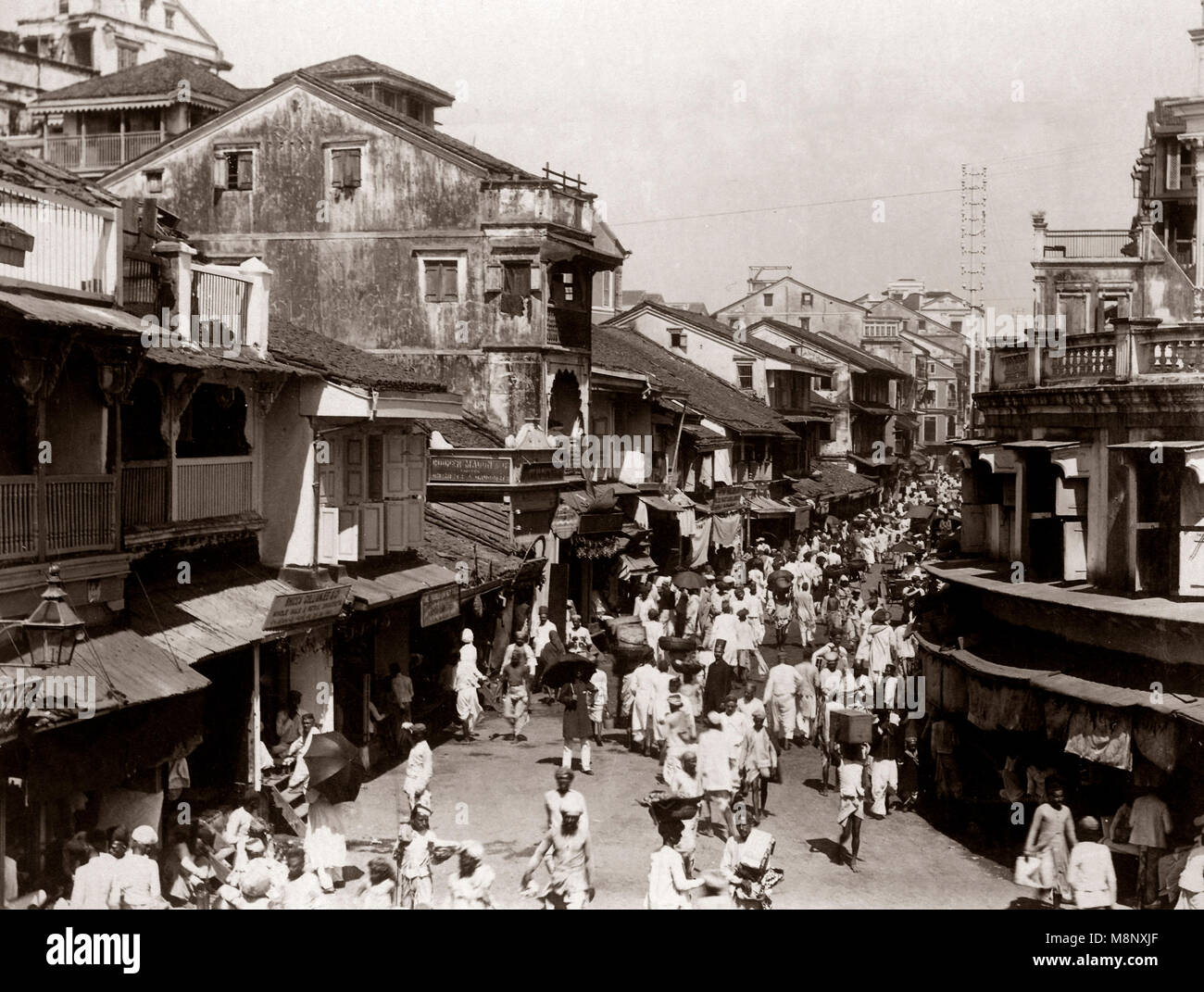 C. 1880 Indien Bild aus einem Album von Typen Indischen'' und Trades