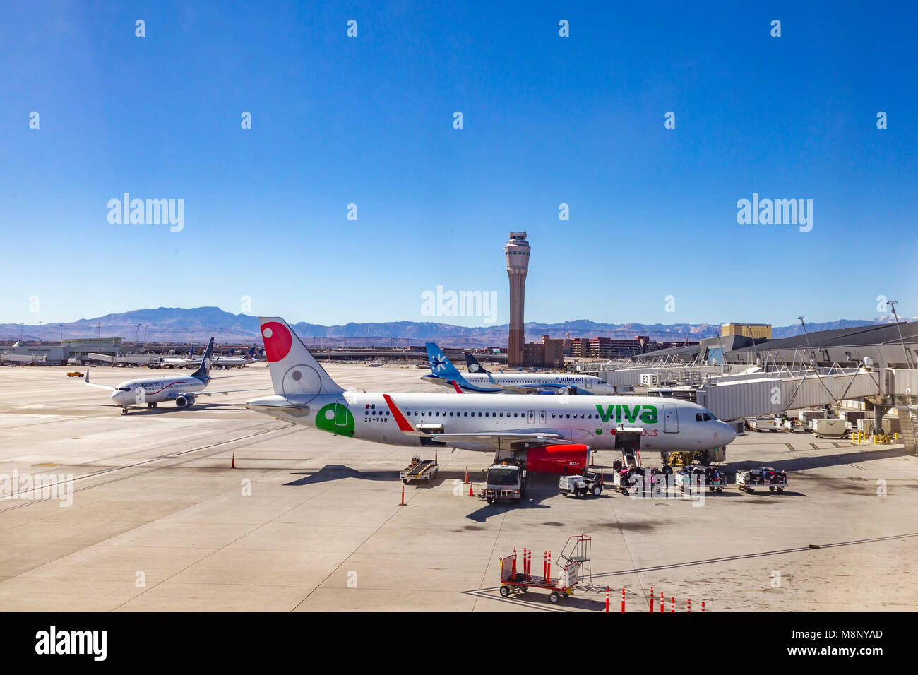 McCarran International Airport in Las Vegas, USA Stockfoto