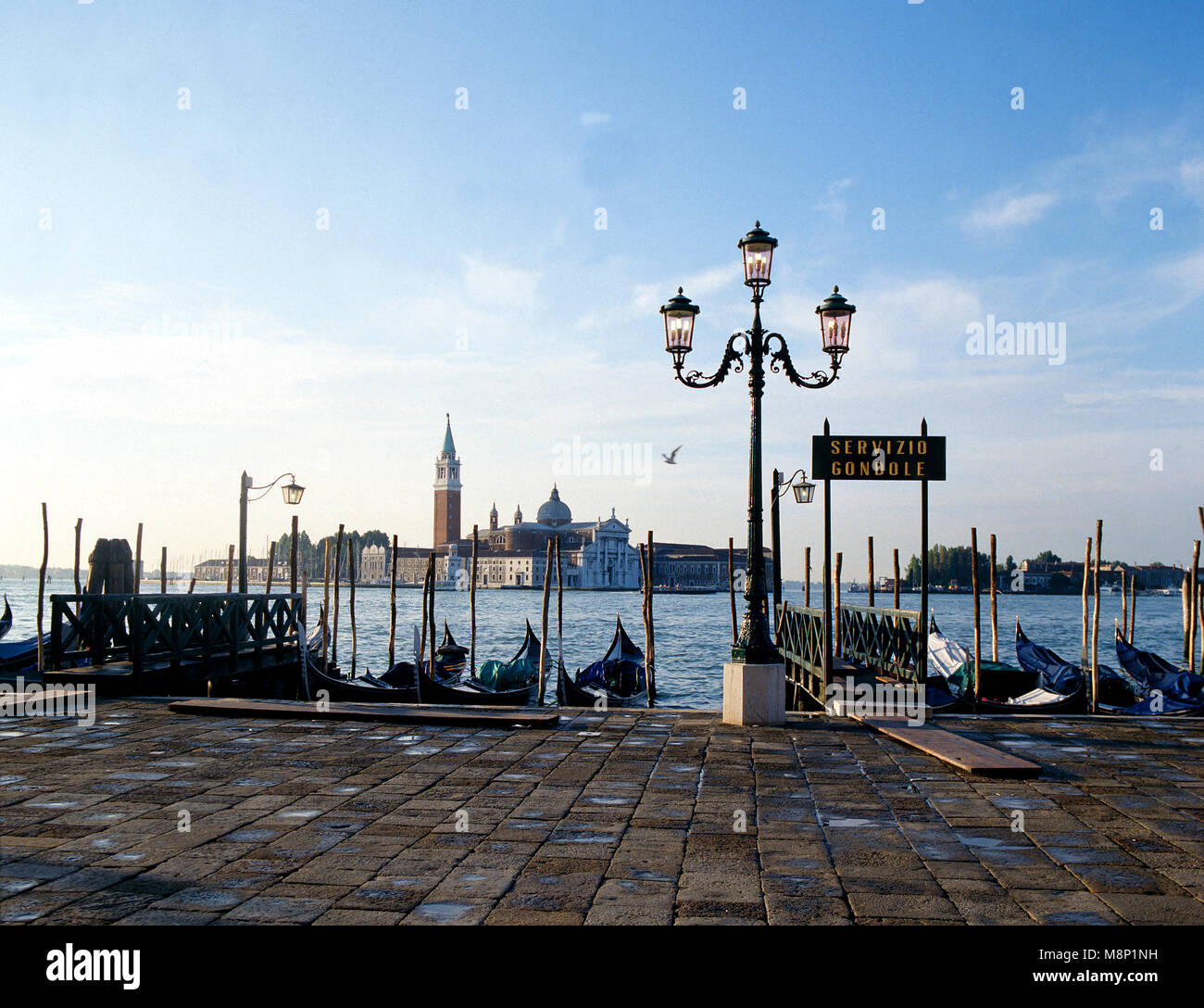 Venedig Italien am frühen Morgen Stockfoto