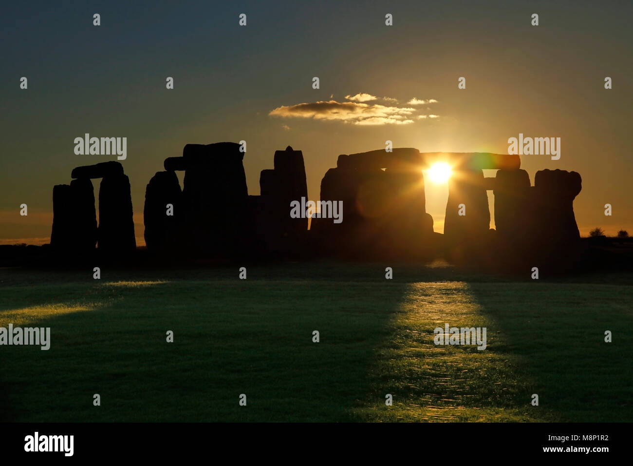 Stonehenge prähistorische Monument in Wiltshire, England. Stockfoto