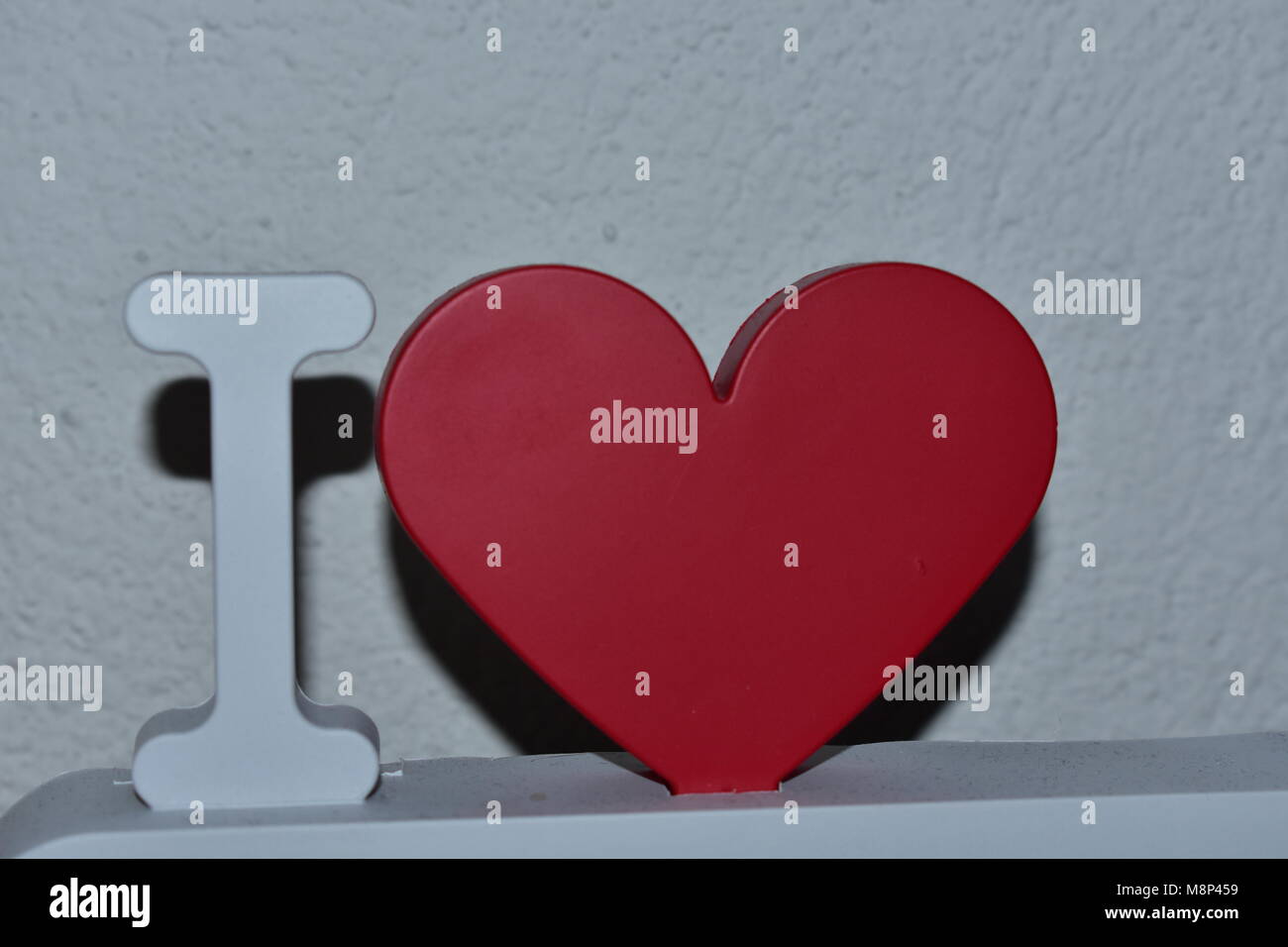 Ich liebe es, Sie? <3 Stockfoto