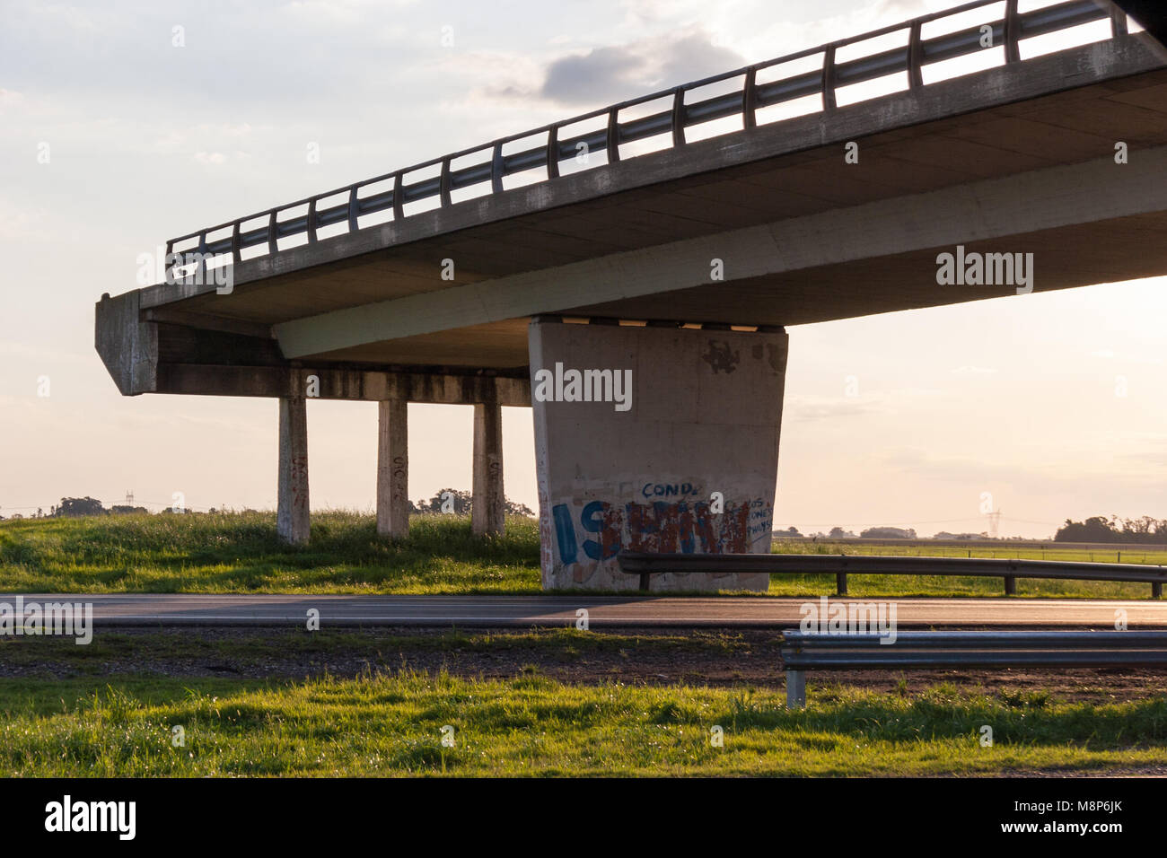Bridge to Nowhere Stockfoto