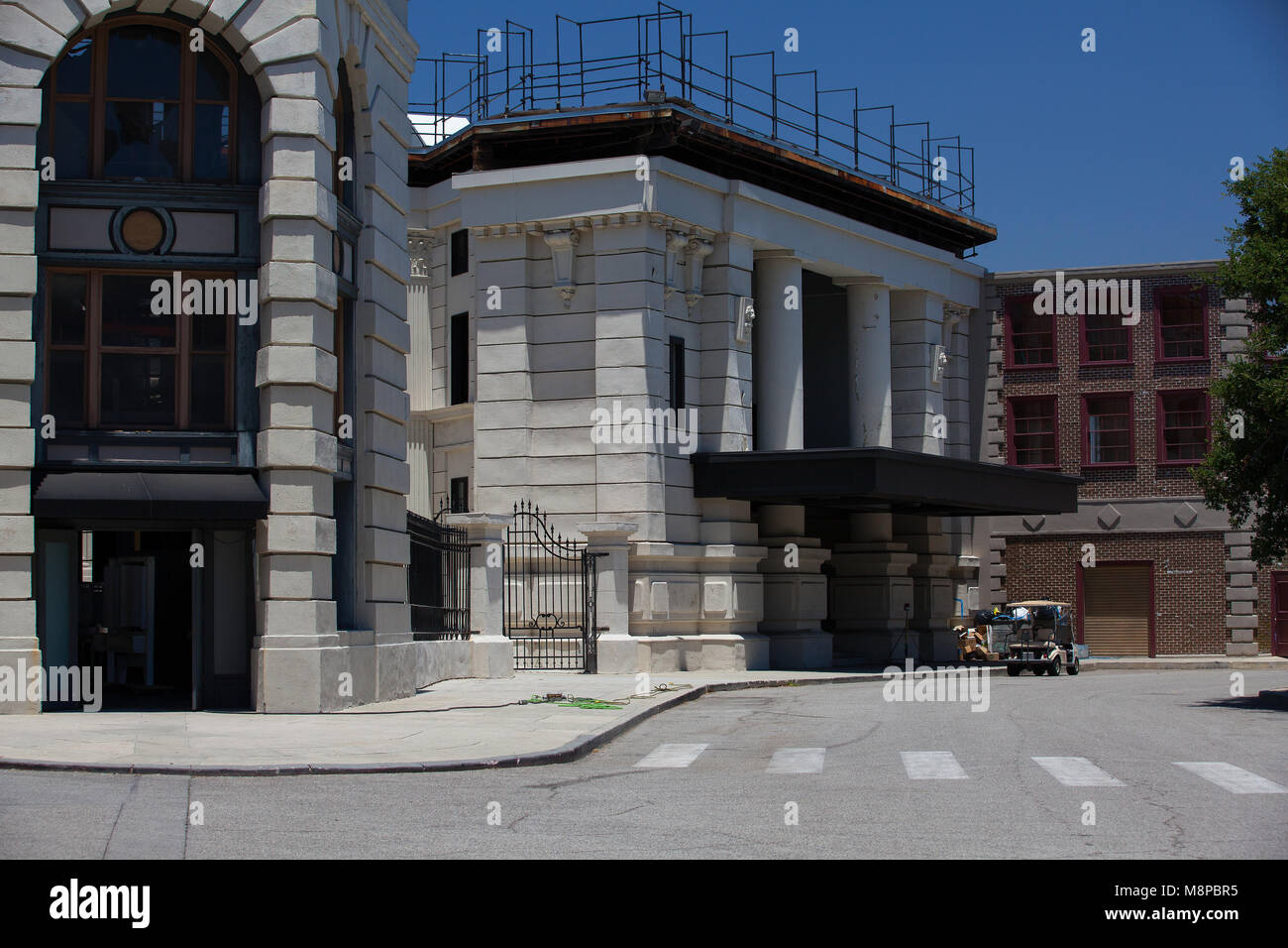 Los Angeles, USA - Juli 1,2011: Warner Brothers Studios in Burbank, Los Angeles. Die historische 110-Morgen-Los gehören 29 soundstages, plus einer 20-acre backlot Stockfoto