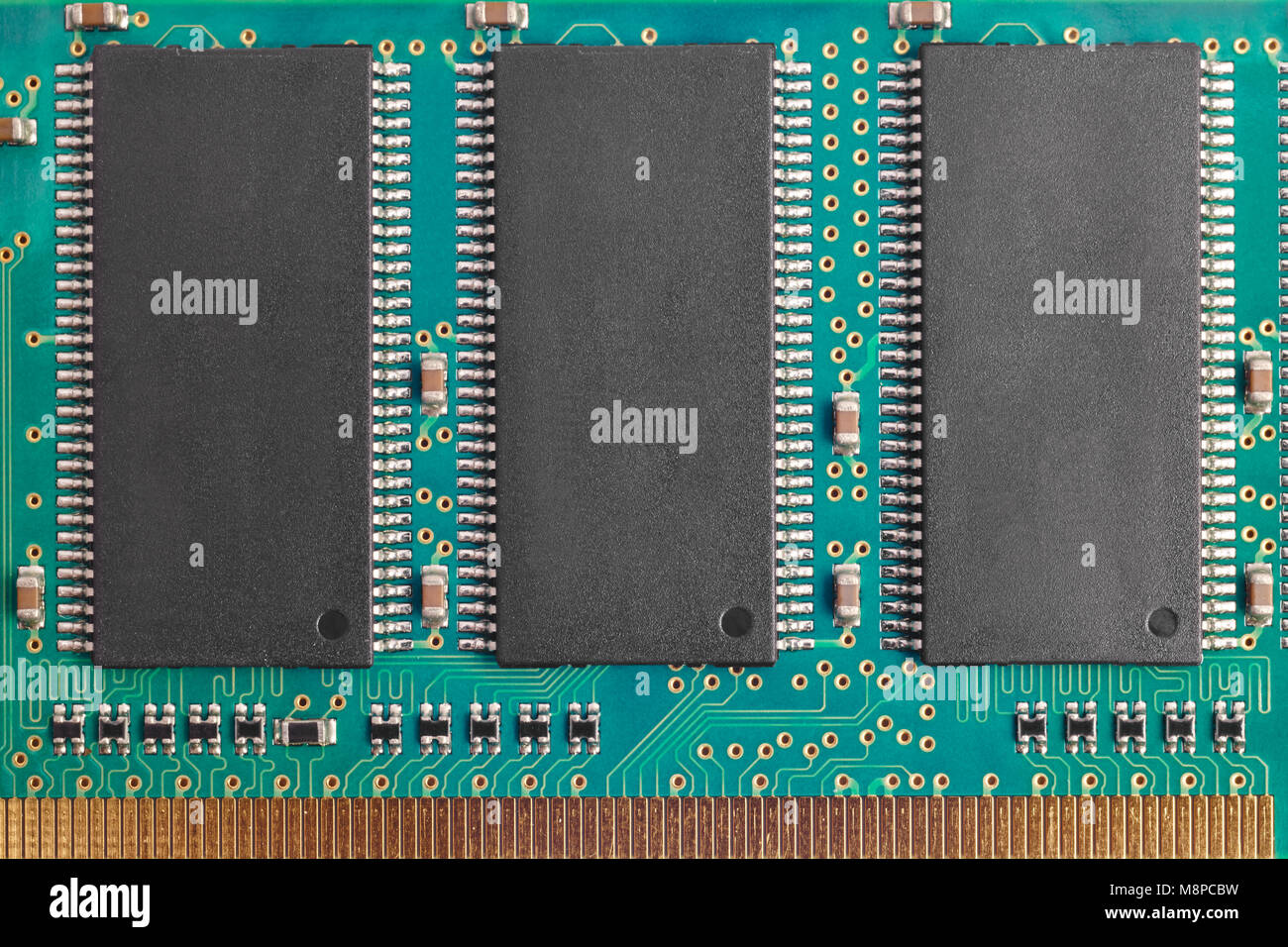 Motherboard mit Prozessoren. Technologie Hintergrund. Daten der Industrie. Integated Stromkreis. Computing Stockfoto