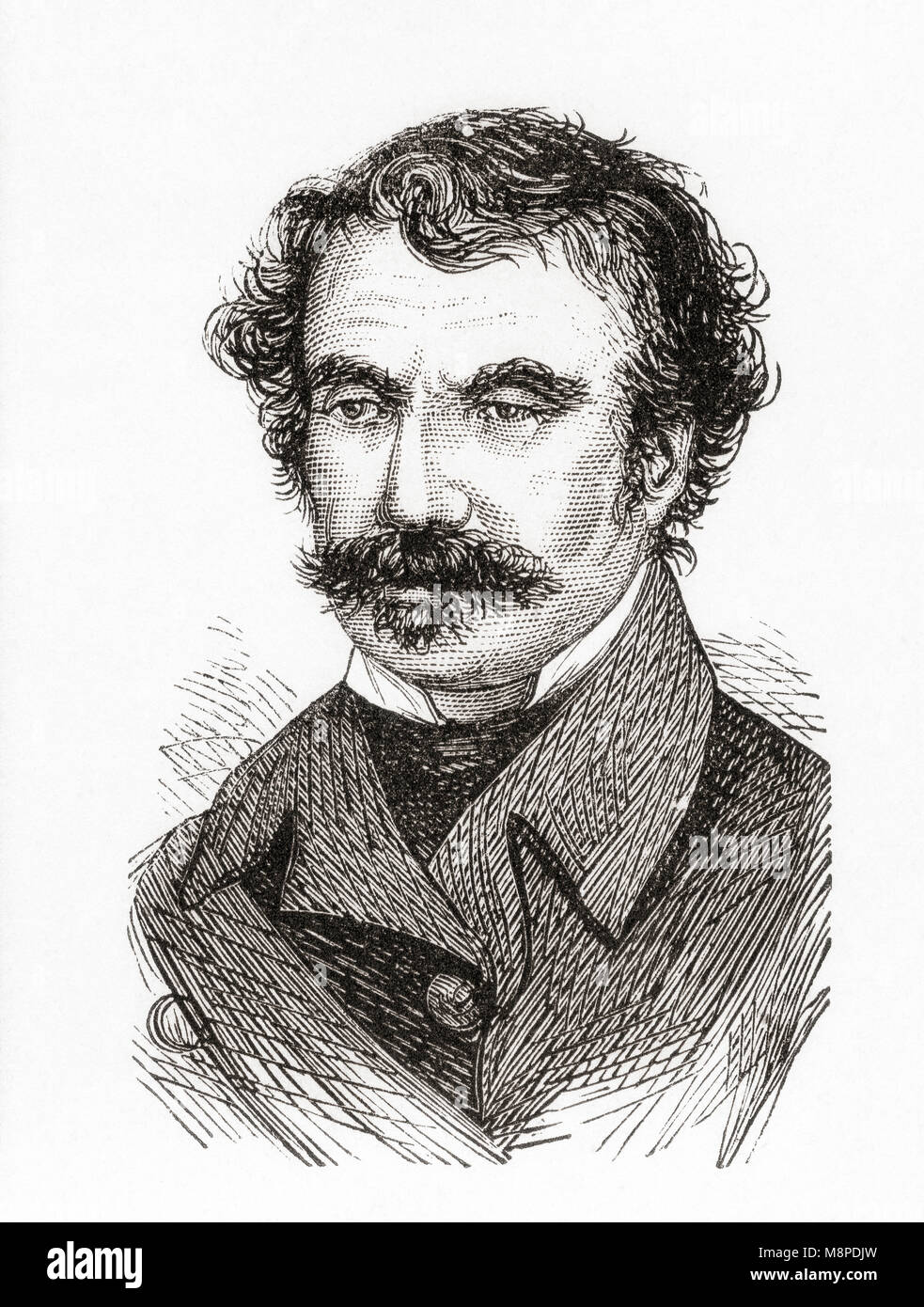 Generalleutnant Sir James Outram, 1st Baronet, 1803 - 1863. Deutsch Allgemeine, die in den Indischen Aufstand von 1857 gekämpft. Von Station und Lock's illustrierte Geschichte der Welt, veröffentlicht C 1882. Stockfoto