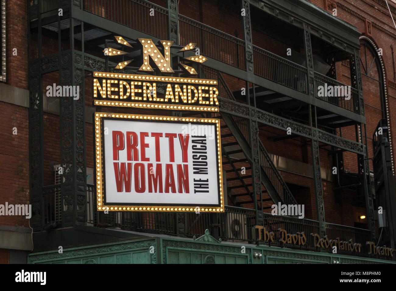 "Pretty Woman" des Musicals "Festzelt an der David T. Nederland Theater, NEW YORK CITY, USA Stockfoto