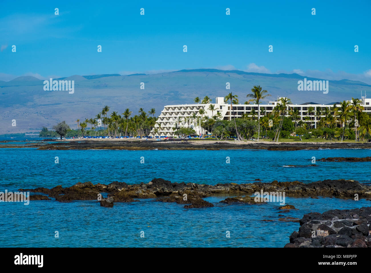 Mauna Lani Bay Hotel Big Island Hawaii Stockfoto