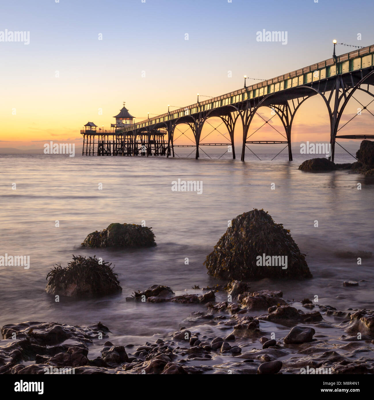 Clevedon pier Stockfoto