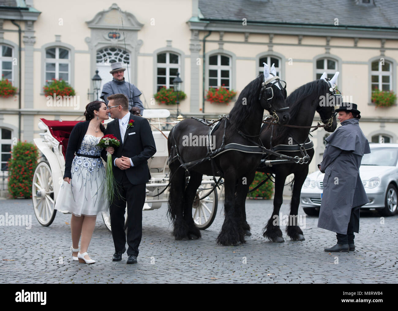Heiraten in Lippstadt. Stockfoto
