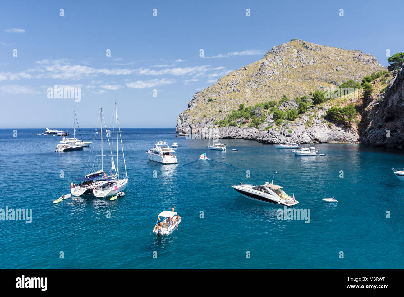 Port de Sa Calobra, Mallorca Stockfoto