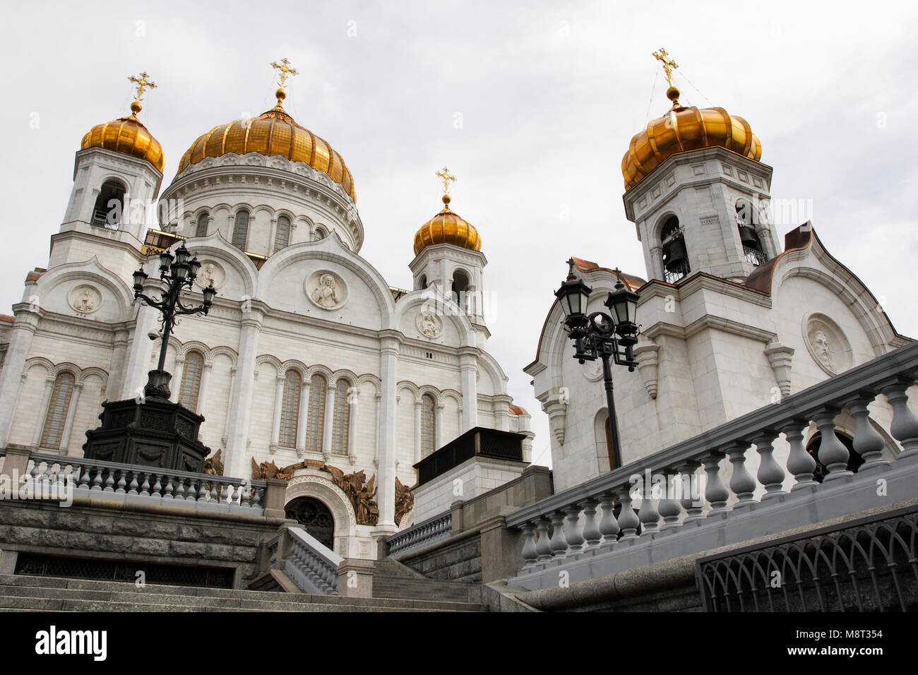 Die Christ-Erlöser-Kathedrale in Moskau, die Hauptstadt von Russland Stockfoto