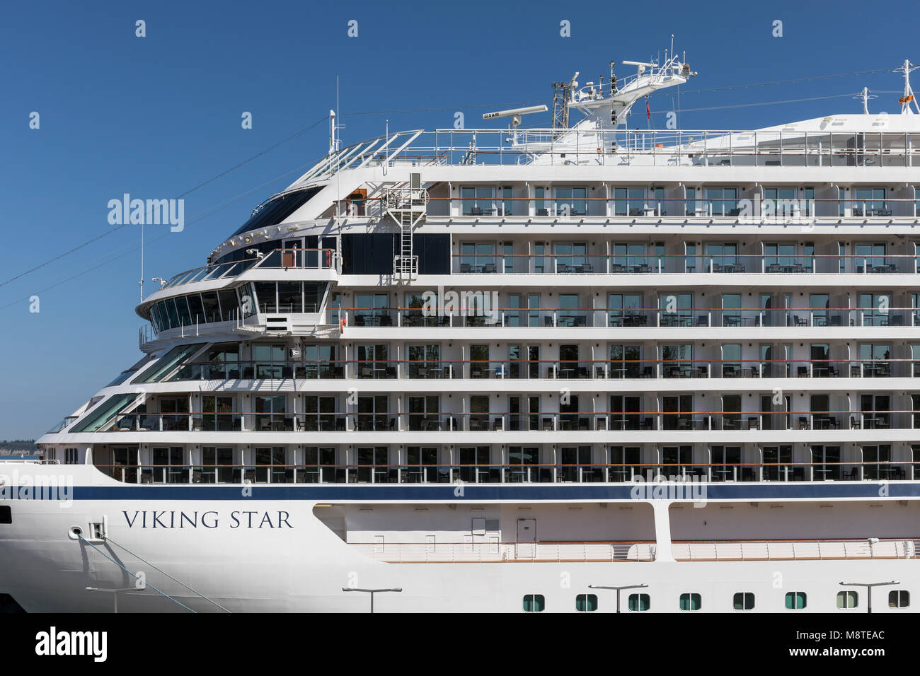 Viking Star-Kreuzfahrt-Schiff-detail Stockfoto