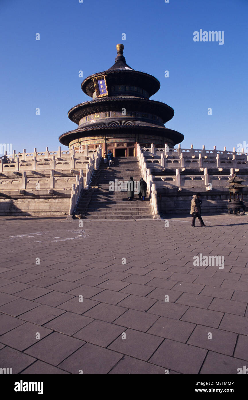 China, VR China, Beijing, Tempel des Himmels, Altar des Himmels, taoistische Tempel Stockfoto