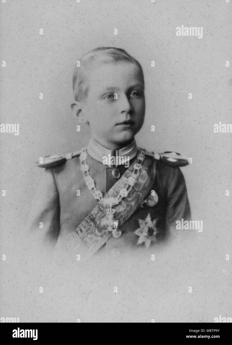 Portrait von Oscar, Prinz von Preußen (1888 - 1958) - anonym Fotografie Stockfoto