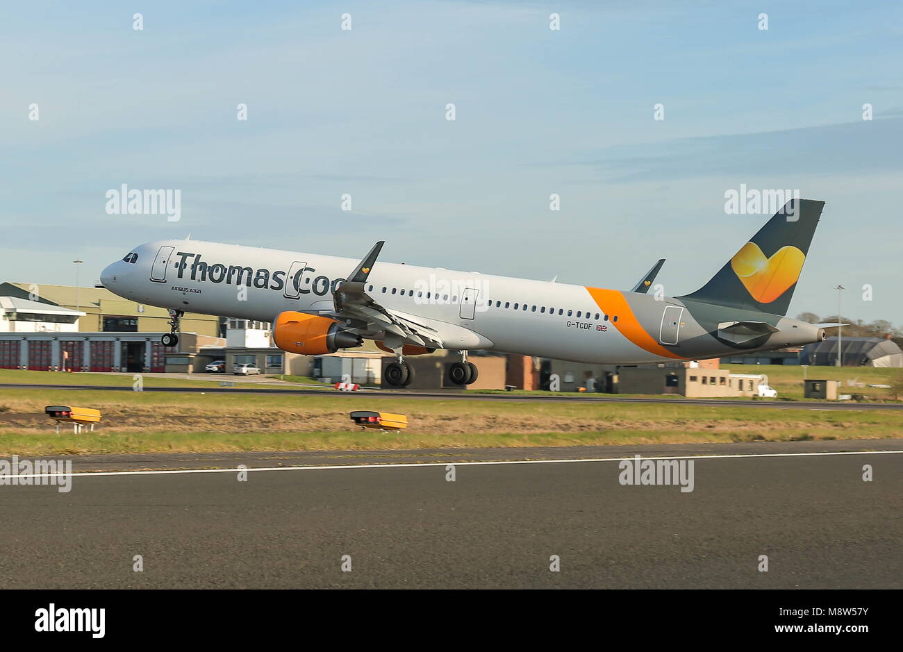 Verschiedene Flugzeuge Frachter und Kommerzielle.. Stockfoto