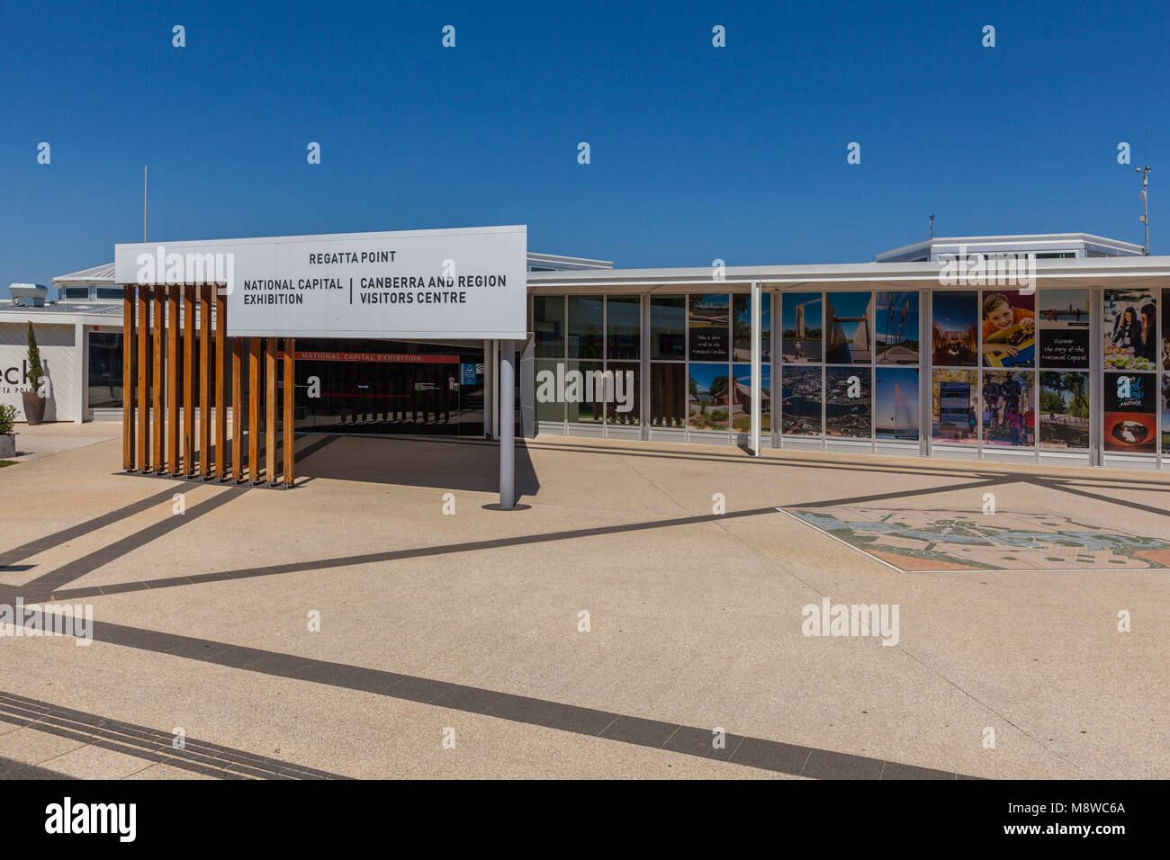 Canberra, Australien - 11. März 2018: Canberra und Region Besucherzentrum in Canberra, Australien Stockfoto