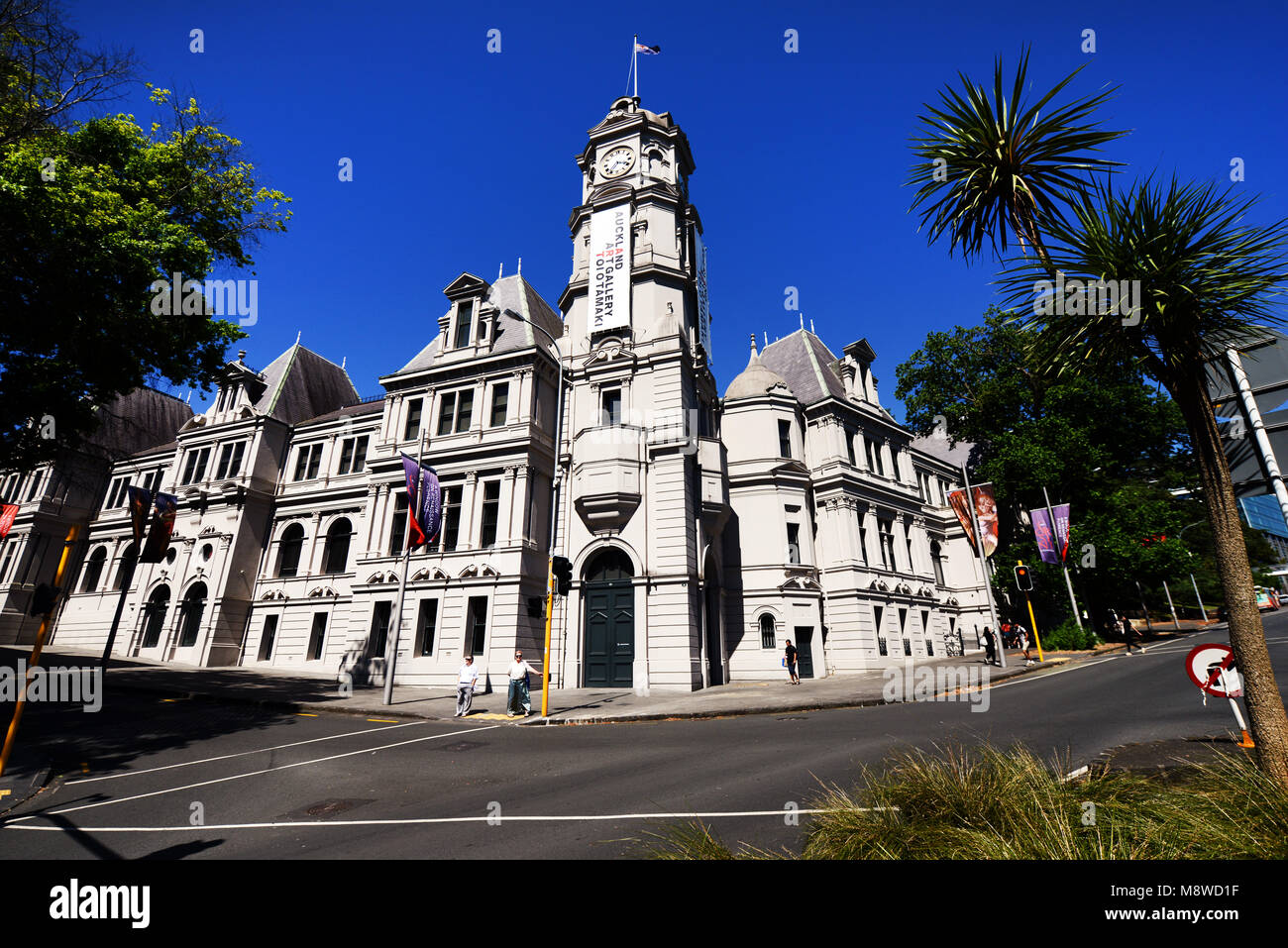 Die Auckland Art Gallery. Stockfoto