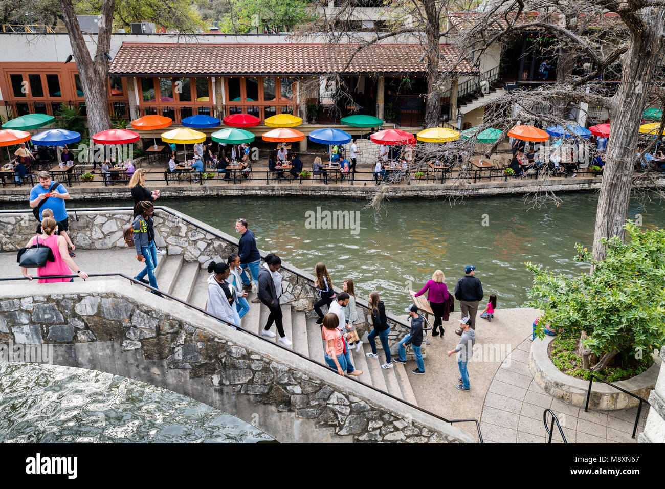 San Antonio River Walk, Texas Stockfoto