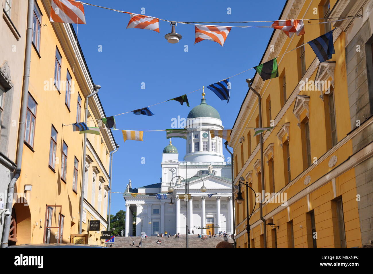 Helsinki Kathedrale, Finnland Stockfoto