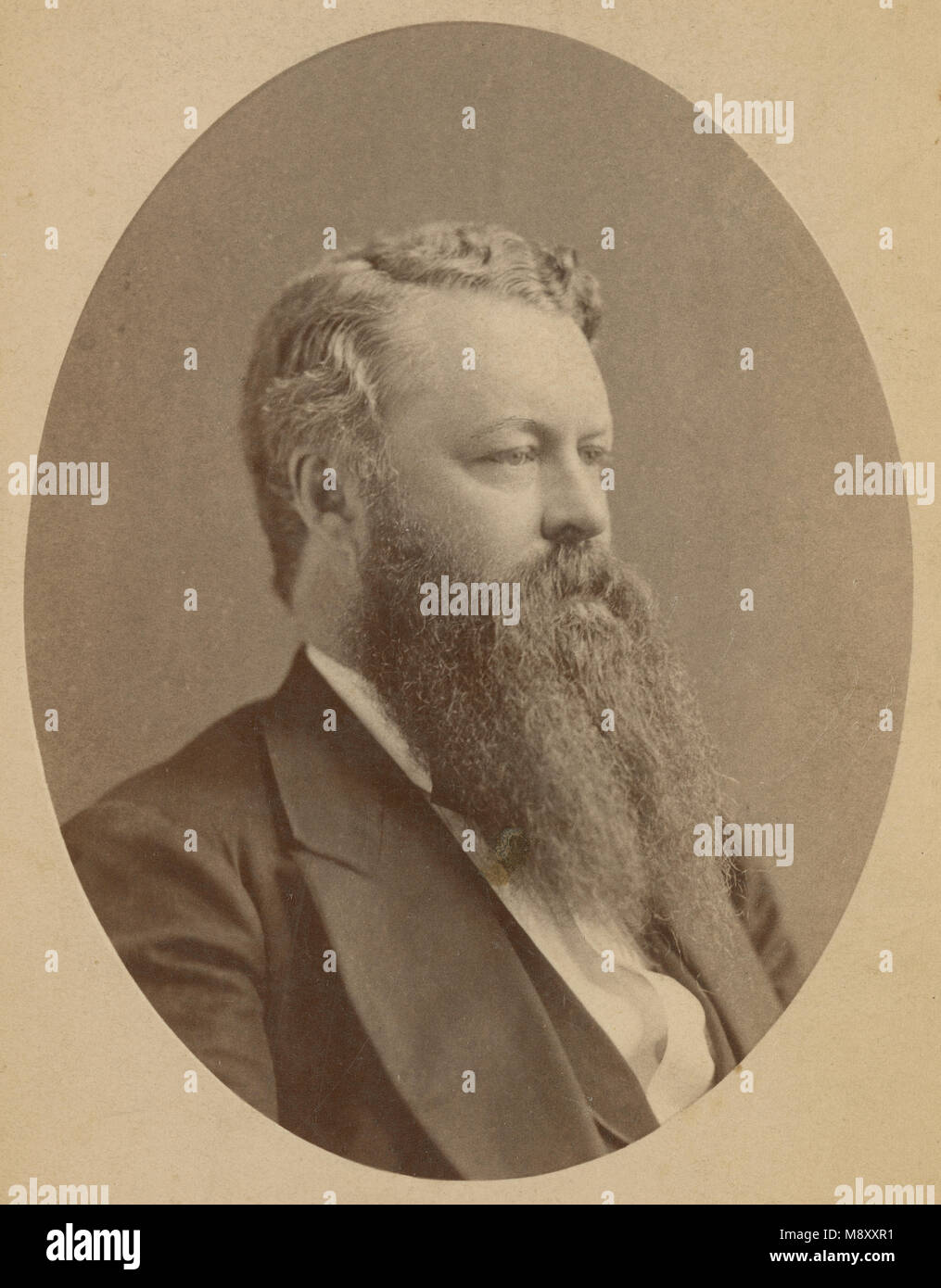 Antike c 1860 Foto, William W. Belknap. William Wert Belknap (1829-1890) war ein Rechtsanwalt, ein Soldat in der Armee der Union, Regierung Administrator in Iowa und die 30 Außenminister der Vereinigten Staaten Krieg. Belknap serviert mit Unterscheidung in den Bürgerkrieg und als ernannt Internal Revenue Collector. Quelle: ORIGINAL KABINETT KARTE Stockfoto