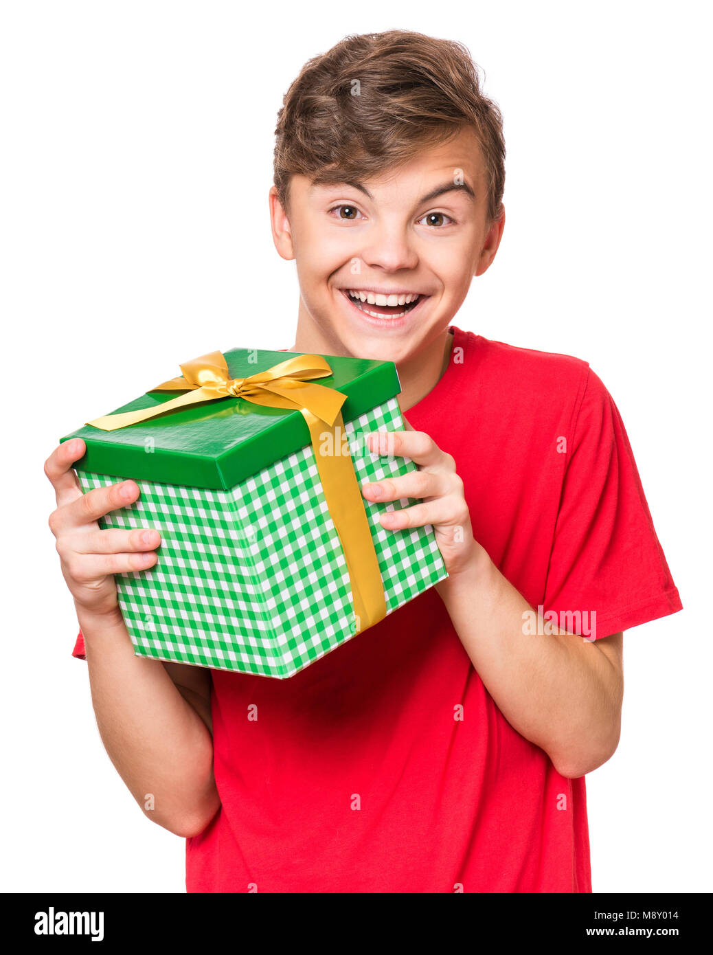 Teen boy - Weihnachten Konzept Stockfoto