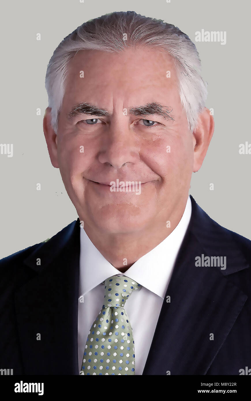 Rex Tillerson Wayne - * 23.03.1952: - United States Politiker, Außenminister von 2017 bis März 2018. Stockfoto