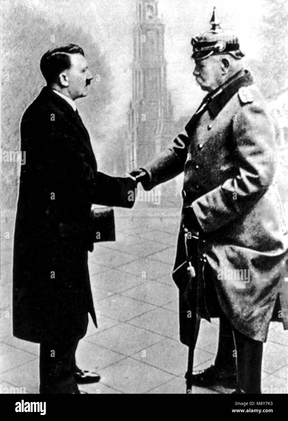 Adolf Hitler und Paul von Hindenburg, Berlin, 1933 Stockfoto