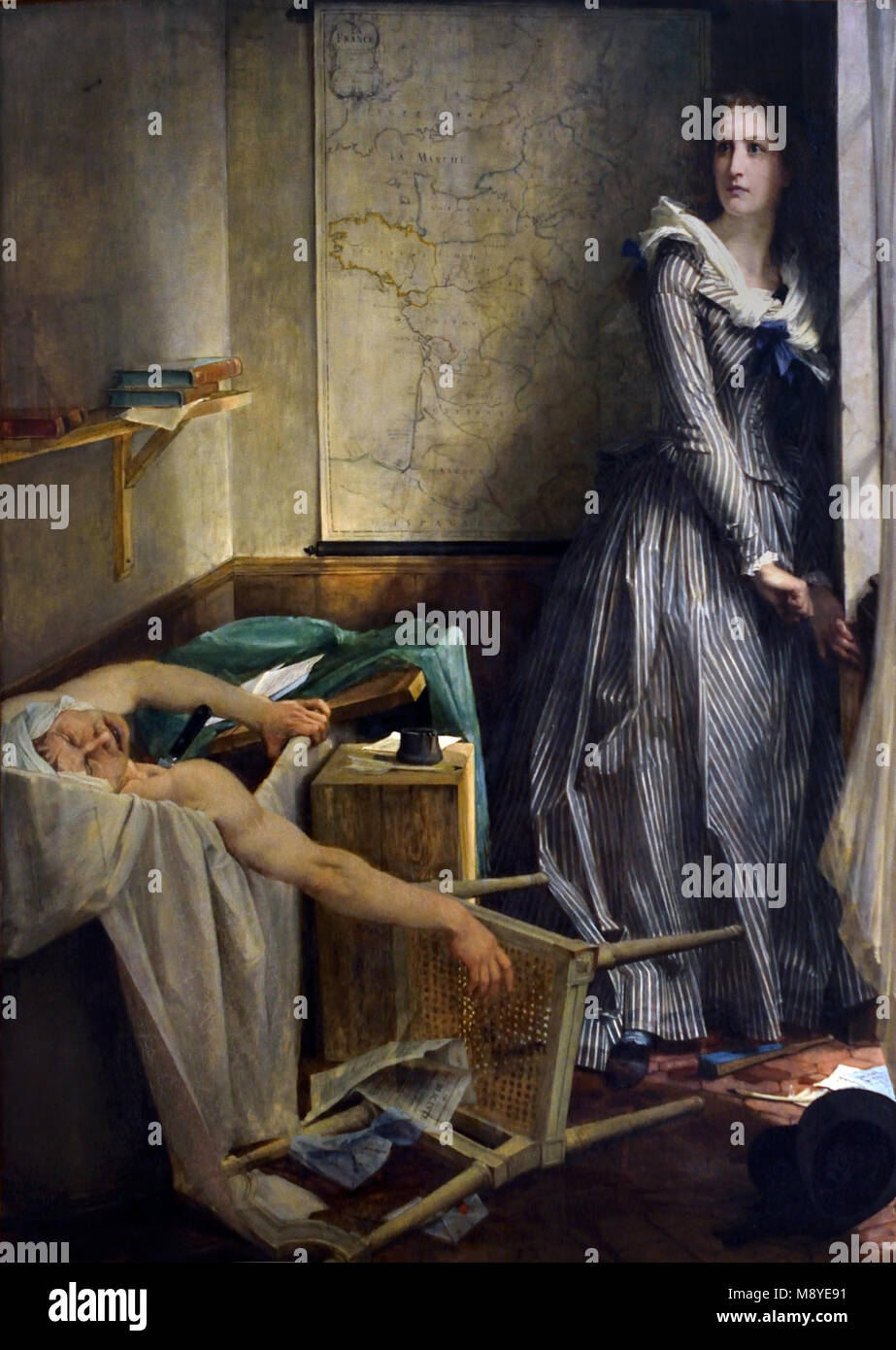 Charlotte Corday, 1860, Paul Baudry, 1828 1886, Frankreich