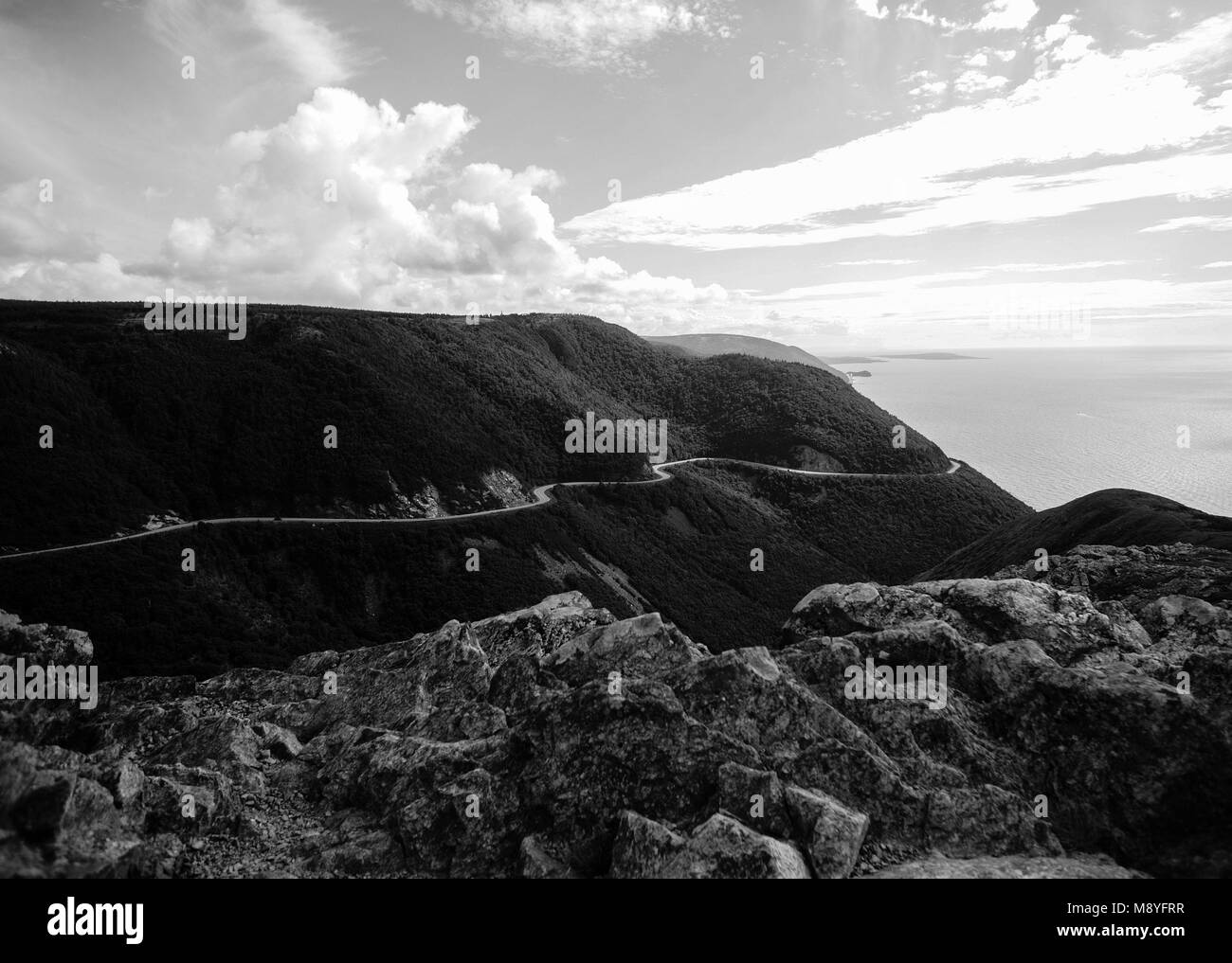 Skyline Trail in Cape Breton, Nova Scotia Stockfoto